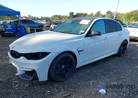 2017 BMW M3 из США, поврежденный, VIN WBS8M9C38H5G85599